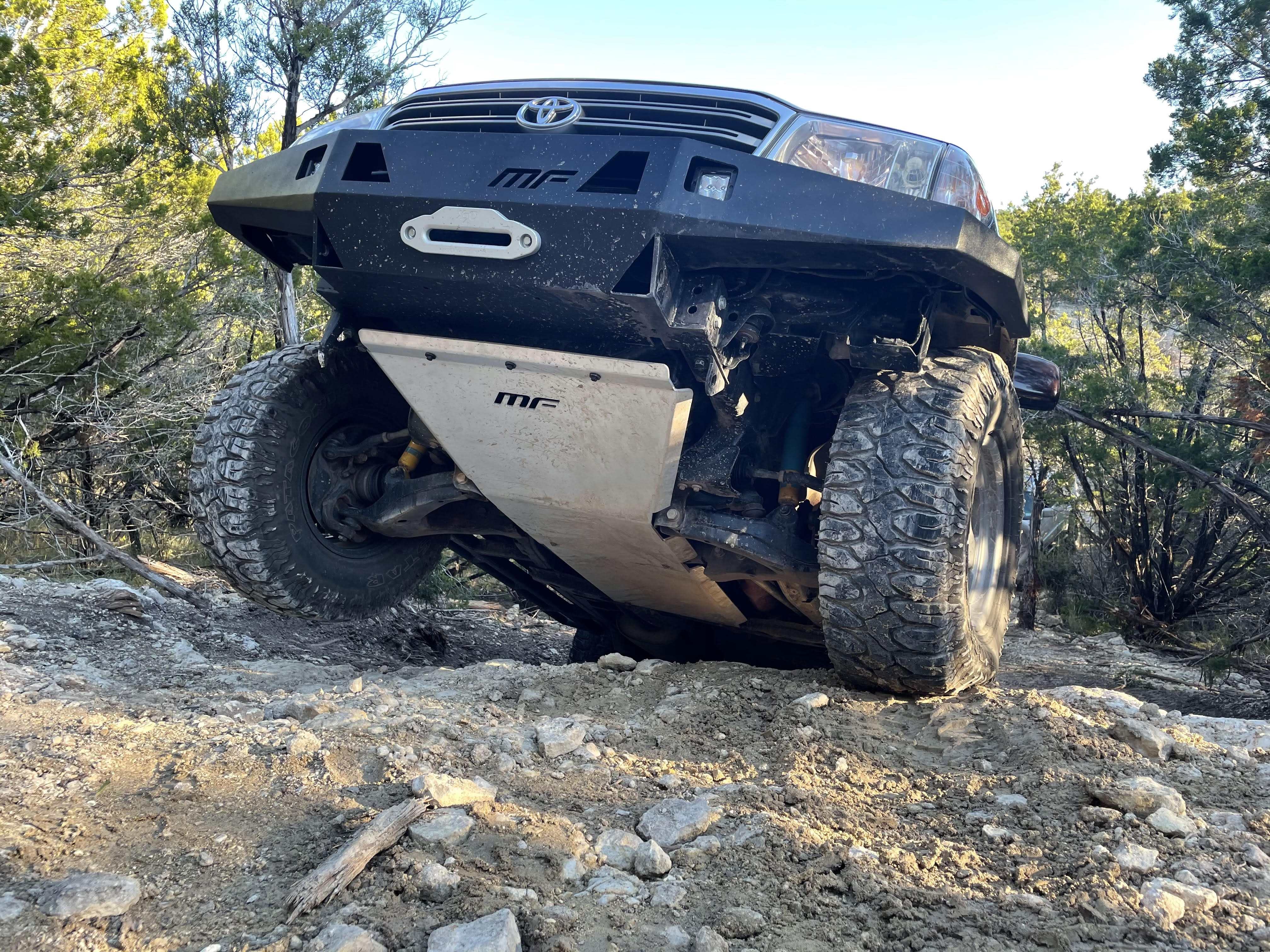 ライスフォース 100 series/LX470 front and mid skid plates – MarshFab Offroad