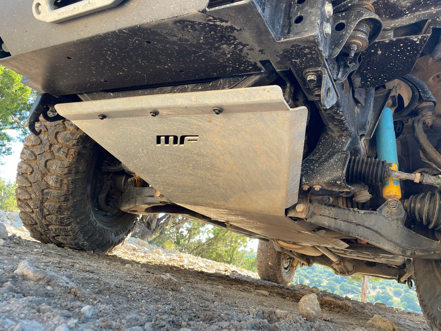 100 series/LX470 front and mid skid plates